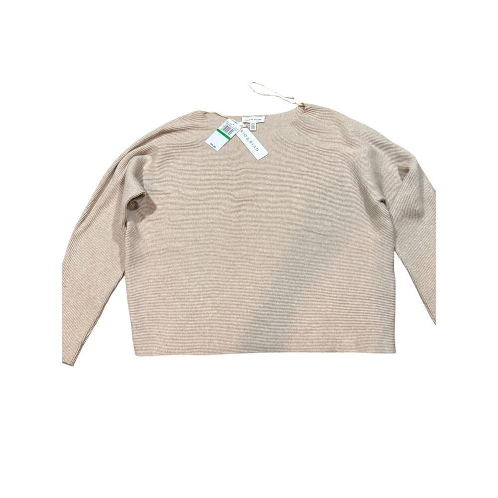 Rio & Rian Sweater Tan Ribbed Size L NWT - Picture 2 of 7